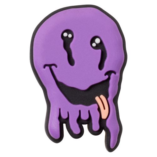 Jibbitz™ Purple Drip Smiley Face