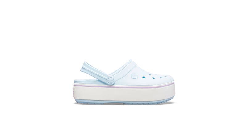 Crocs con plataforma discount celeste